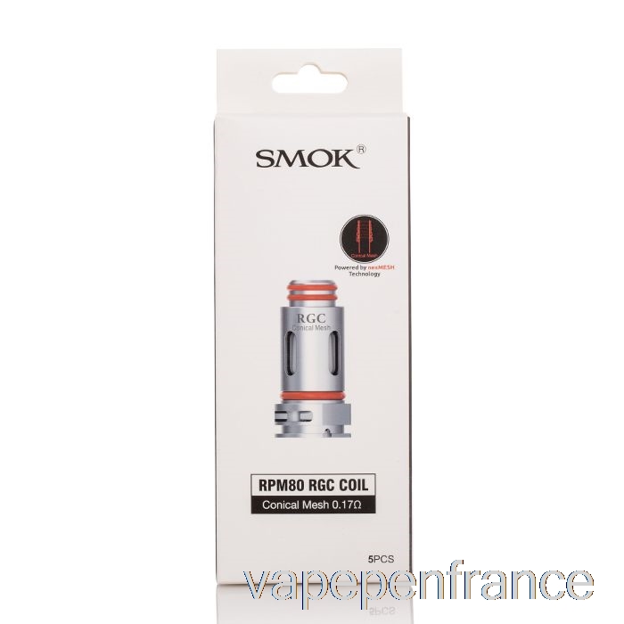 Bobines De Remplacement Smok RGC Bobines à Maille Conique 0,17 Ohm Stylo Vape